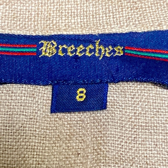 Breeches Beige Riding Vest Size 8 - Picture 5 of 7